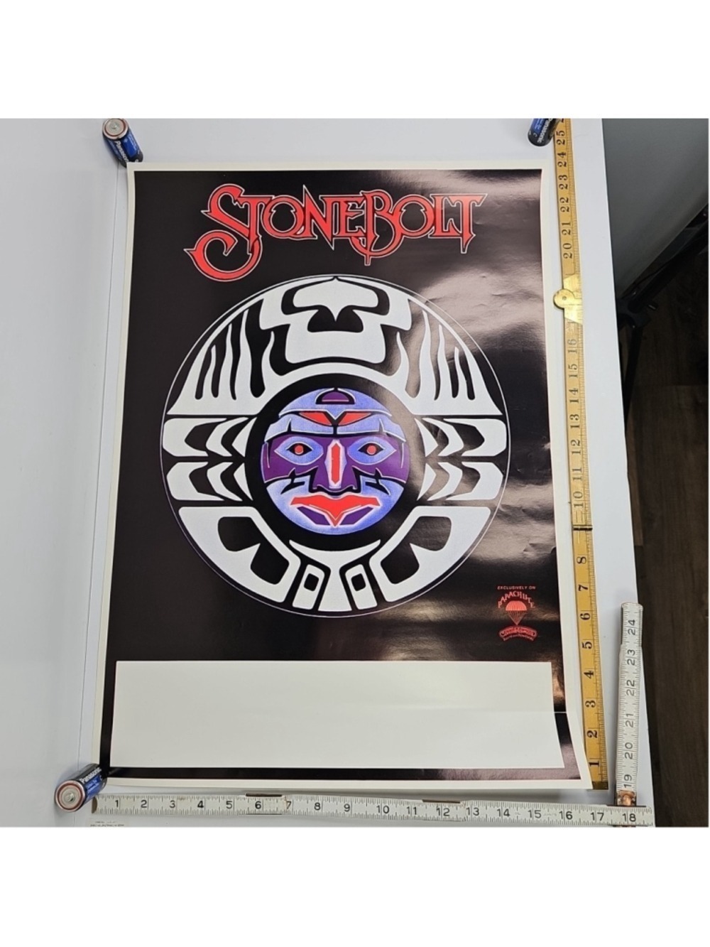 Stonebolt Promo Poster Parachute Records Canadian Rock Blank Rare Canada Music